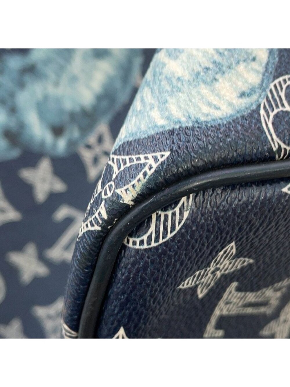 Louis Vuitton Boston Bag Monogram Savannah Keepall Bandouliere 55 2-Way Chapman - Picture 5 of 10